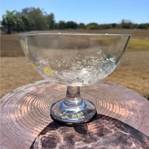 Elegant Clear Glass Compote